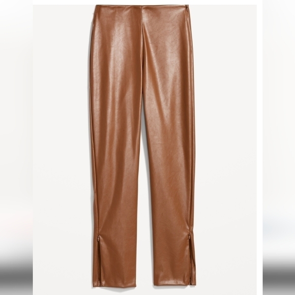 2 • Old Navy • Extra High-Waisted Faux Leather Pants - Picture 4 of 4